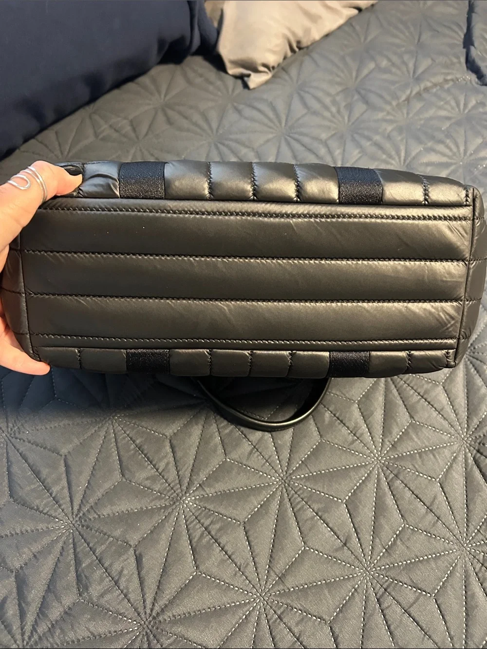 kate spade Black Quilted Laptop Tote